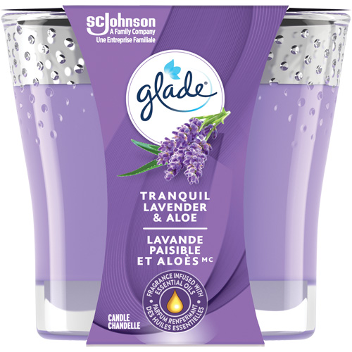 Glade® 2-in-1 Candle, Fragrance, Lavender & aloe, Type, Wax, Format, 96 g