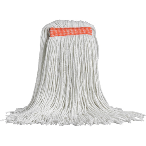 Each, General Use, Mop Weight, 32 oz., Style, Cut, Material, Polyester/Rayon, , Narrow, Head Band Coating, PVC,