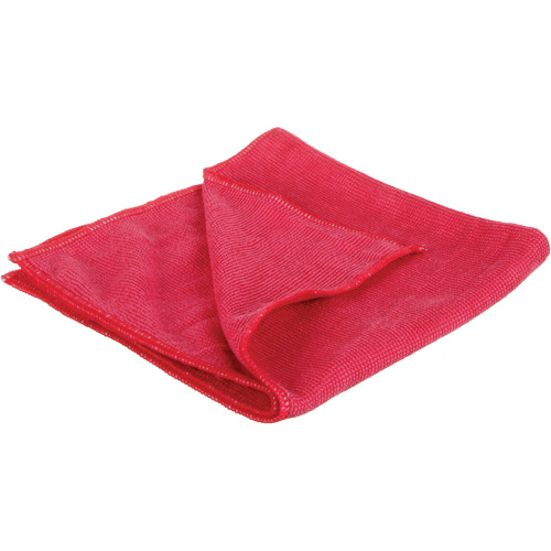 Scotch-Brite™ High Performance Cleaning Cloth, Material, Microfibre, Dimensions, 12.5" x 14", Colour, Red