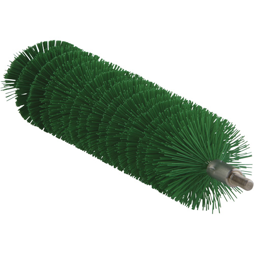 1.6" Brush for Flex Rod, Each, Tube, Colour, Green, Overall Length, 8", Bristle Strength, Medium, 1.6", Shaft Material, Stainless Steel, Bristle Material