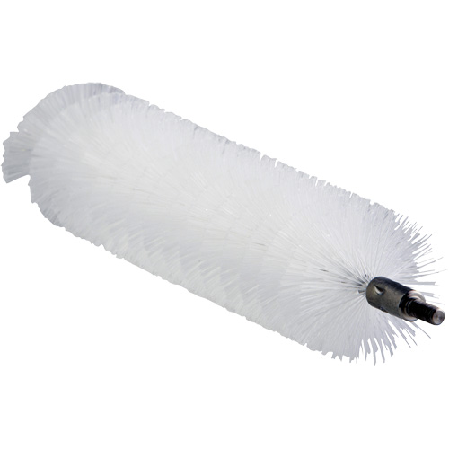 1.6" Brush for Flex Rod, Each, Tube, Colour, White, Overall Length, 8", Bristle Strength, Medium, 1.6", Shaft Material, Stainless Steel, Bristle Material