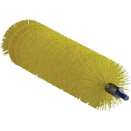 1.6" Brush for Flex Rod, Each, Tube, Colour, Yellow, Overall Length, 8", Bristle Strength, Medium, 1.6", Shaft Material, Stainless Steel, Bristle Material