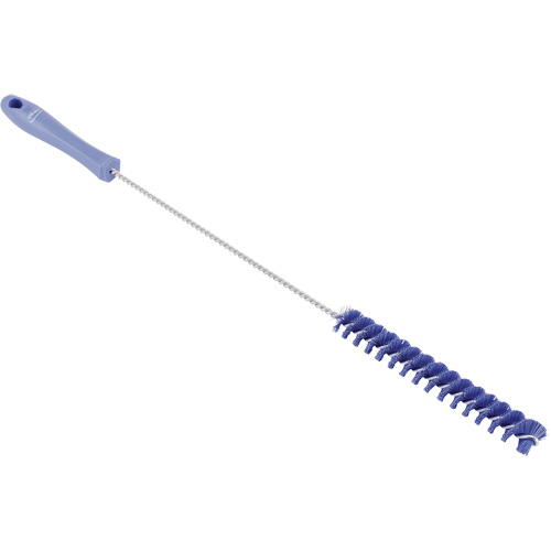 0.9" Brush, Each, Tube, Colour, Purple, Overall Length, 20", Bristle Strength, Medium, 0.9", Shaft Material, Stainless Steel, Bristle Material