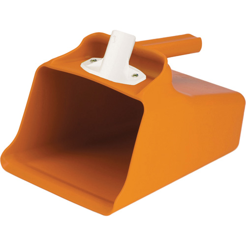 Mega Dipper Scoop, Each, Plastic, Colour, Orange, Capacity, 128 oz., 250°F, Thread Type, Euro