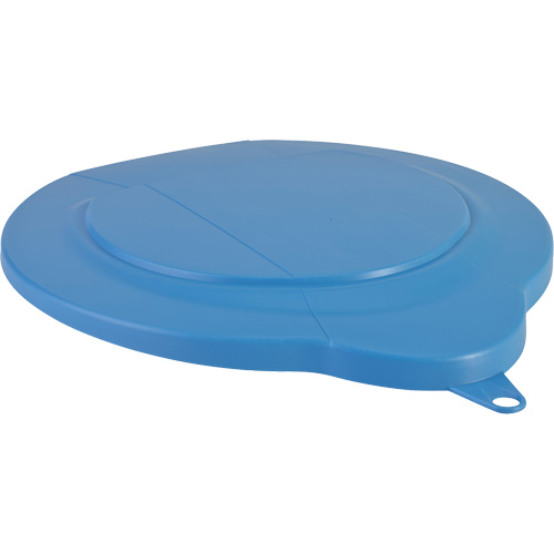 1.5 Gallon Pail Lid, Each, Blue, Material, Polypropylene, Max. Temperature