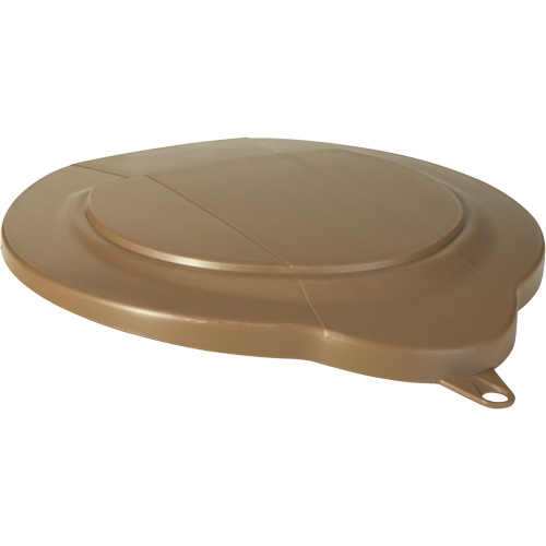 1.5 Gallon Pail Lid, Each, Brown, Material, Polypropylene, Max. Temperature