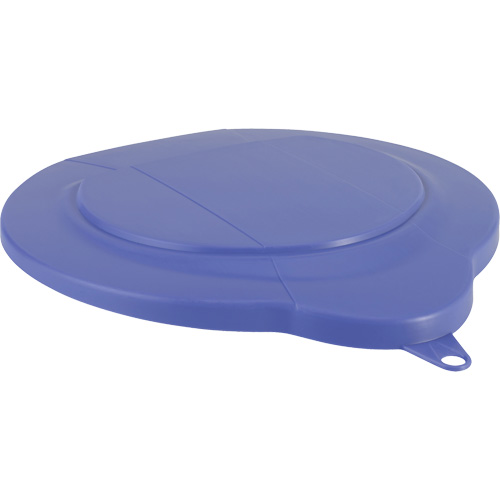1.5 Gallon Pail Lid, Each, Purple, Material, Polypropylene, Max. Temperature