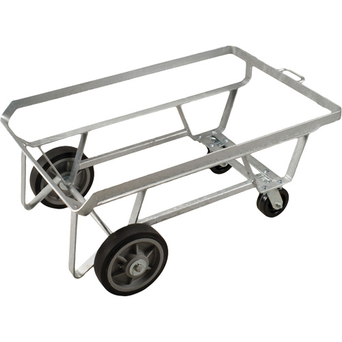 Regular Angled Tub Undercarriage, Each, Galvanized Steel, Length, 41.1", Width