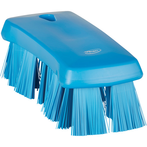 UST Hand Brush, Type, Scrub/Machine, Colour, Blue, Overall Length, 6-9/10", Bristle Strength, Stiff, Visible Bristle Length, 1-1/2", Material, Polypropylene & Polyester