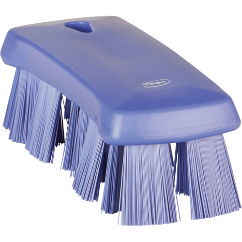 UST Hand Brush, Type, Scrub/Machine, Colour, Purple, Overall Length, 6-9/10", Bristle Strength, Stiff, Visible Bristle Length, 1-1/2", Material, Polypropylene & Polyester
