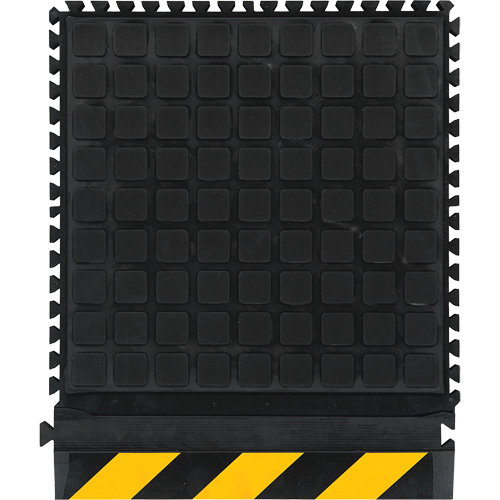 Hog Heaven III Comfort Modular Side Tile, Each, 1-1/2', Length, 1-4/5', Thickness, 3/4", Colour, Black/Yellow, Material
