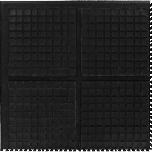 Hog Heaven III Comfort Modular Centre Tile, Each, 3', Length, 3', Thickness, 3/4", Colour, Black, Material