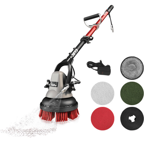Portable Handheld Scrubber MSJET (Handle Only), Type, Scrubber/Polisher, RPM, 360, Machine Weight, 3.8 lbs., Runtime, 3.5 to 4 Hours