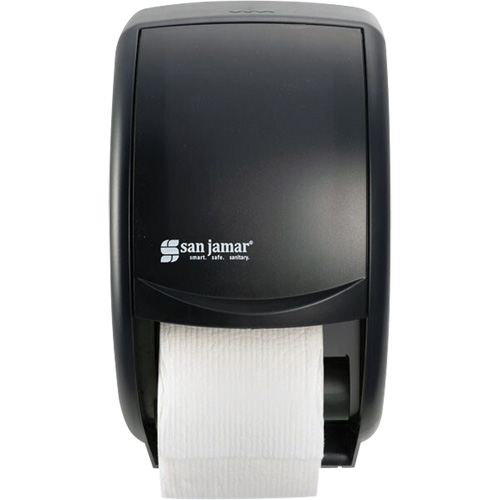 Universal Bath Tissue Dispenser, Roll Capacity, Multiple, Width, 7", Depth, 7.3", Height, 13", Colour, Grey