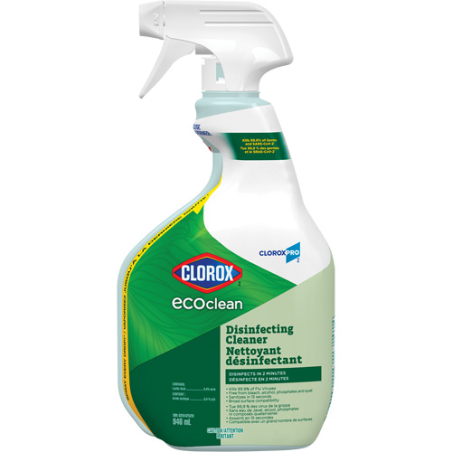 CloroxPro™ Clorox™ EcoClean Disinfecting Cleaner, Container Size, 946 ml, Container Type, Trigger Bottle