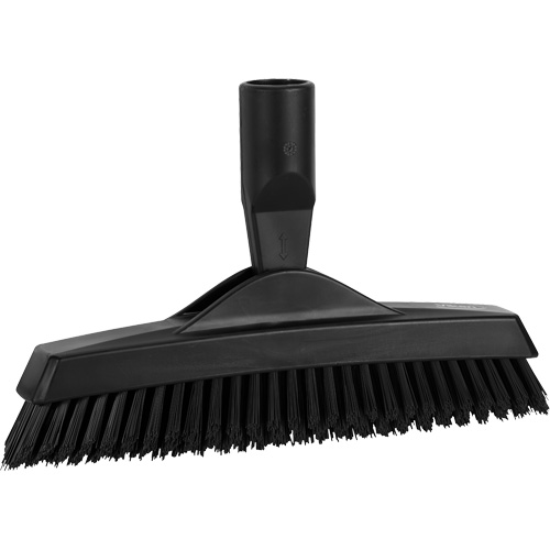 Crevice Brush, Type, Scrub, Colour, Black, Overall Length, 8-9/10", Bristle Strength, Extra Stiff, Width, 1.4", Height, 3.5"