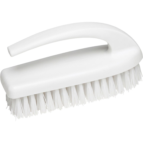 Iron-Style Brush, Each, Scrub, Bristle Material, Polypropylene, Overall Length, 6", Colour, Blue
