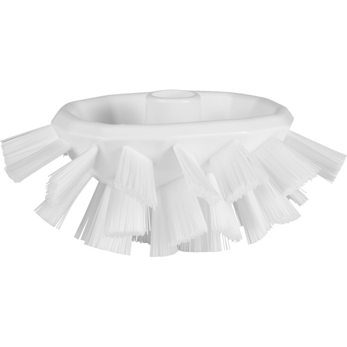 UST Tank Brush, Type, Vessel, Colour, White, Overall Length, 7-1/2", Bristle Strength, Stiff, Visible Bristle Length, 1.5", Material, Polypropylene/Polyester