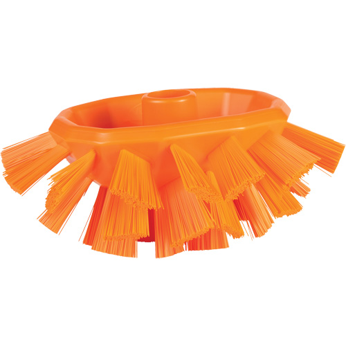 UST Tank Brush, Type, Vessel, Colour, Orange, Overall Length, 7-1/2", Bristle Strength, Stiff, Visible Bristle Length, 1.5", Material, Polypropylene/Polyester