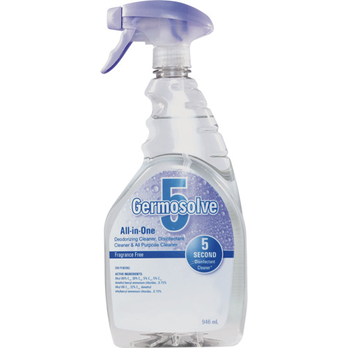 Germosolve 5 Disinfectant & Deodorizer, Container Size, 946 ml, Container Type, Trigger Bottle, Fragrance, Lavender