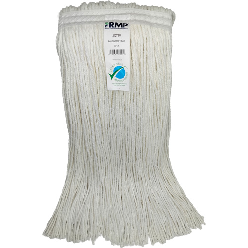 4-Ply Narrow Mop Head, Each, General Use, Mop Weight, 32 oz., Style, Cut, Material, Rayon