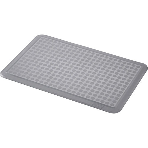 526 Sani-Flex™ Antimicrobial Anti-Fatigue Mat, Each, 2', Length, 3', Thickness, 1/2", Colour, Grey, Material