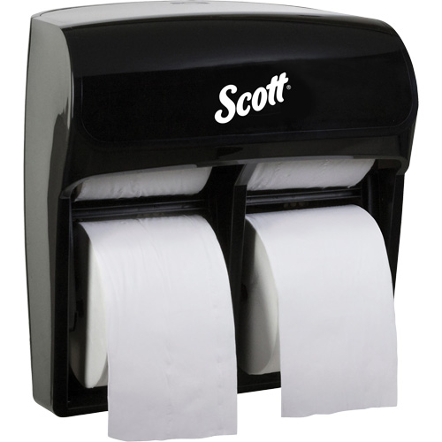 Pro High Capacity Toilet Paper Dispenser, Each, Multiple, 11.25" x 12.75" x 6.19", Colour, Black, Capacity