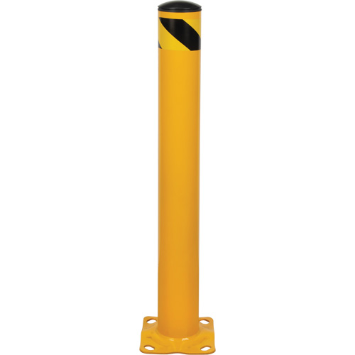 Bollard, Each, 4-1/2", Overall Width, 4-1/2", Overall Height, 36", Colour, Yellow, Material, 22 lbs., Manufacturer's Warranty, 1 Year Limited, Steel thickness
