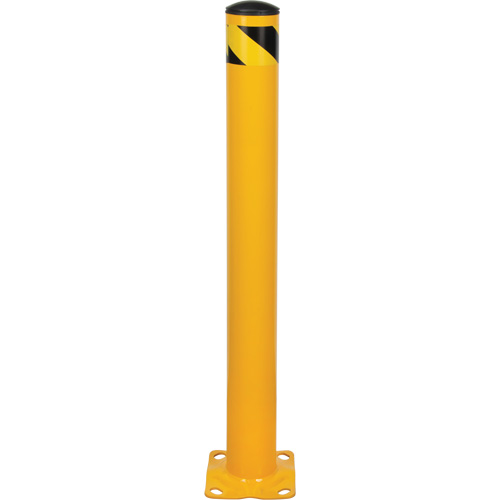 Bollard, Each, 4-1/2", Overall Width, 4-1/2", Overall Height, 42", Colour, Yellow, Material, 26 lbs., Manufacturer's Warranty, 1 Year Limited, Steel Thickness