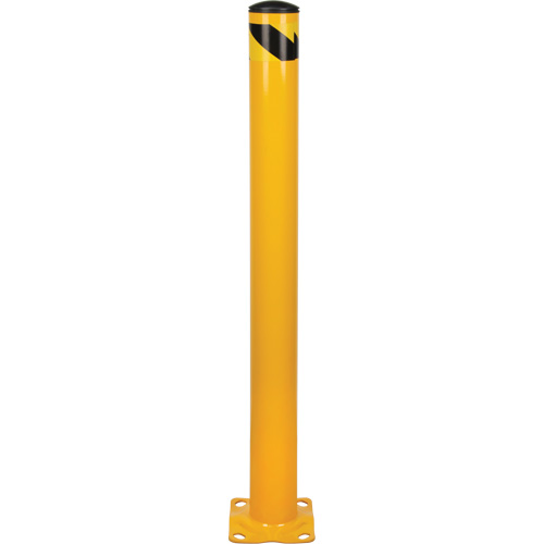 Bollard, Each, 4-1/2", Overall Width, 4-1/2", Overall Height, 48", Colour, Yellow, Material, 29 lbs., Manufacturer's Warranty, 1 Year Limited, Steel Thickness