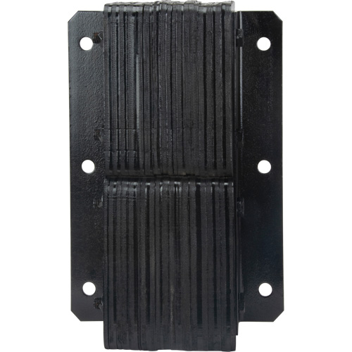 Laminated Dock Bumpers, Each, Rubber, Style, Vertical, Depth, 4", Overall Width, 11", Overall Height, 44 lbs.