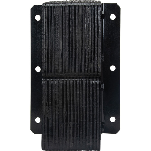 Laminated Dock Bumpers, Each, Rubber, Style, Vertical, Depth, 6", Overall Width, 11", Overall Height, 55 lbs.