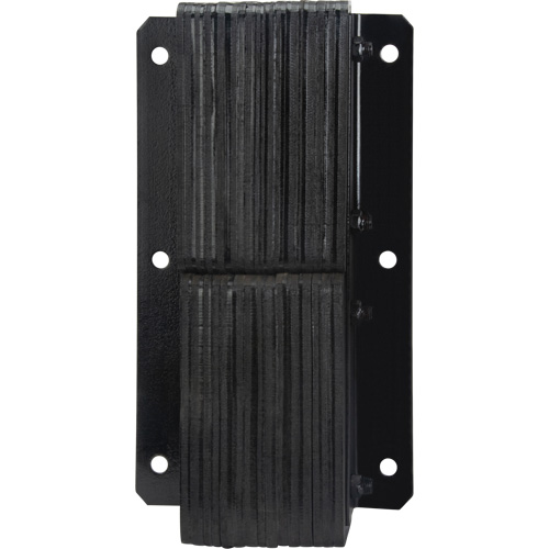 Laminated Dock Bumpers, Each, Rubber, Style, Vertical, Depth, 4", Overall Width, 11", Overall Height, 52 lbs.