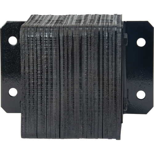 Laminated Dock Bumpers, Each, Rubber, Style, Horizontal, Depth, 6", Overall Width, 12", Overall Height, 29 lbs.