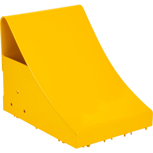 Ice Chocks, Each, Steel, Colour, Yellow, Max. Tire Diameter, 20", Width, 8-1/16", Depth, 1 Year Limited