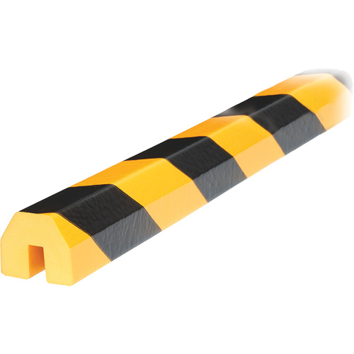 BB Profile 5M Edge Protection Bumper Guard, Overall Length, 2', Dimensions, 24" x 24" x 3", Colour, Black & Yellow