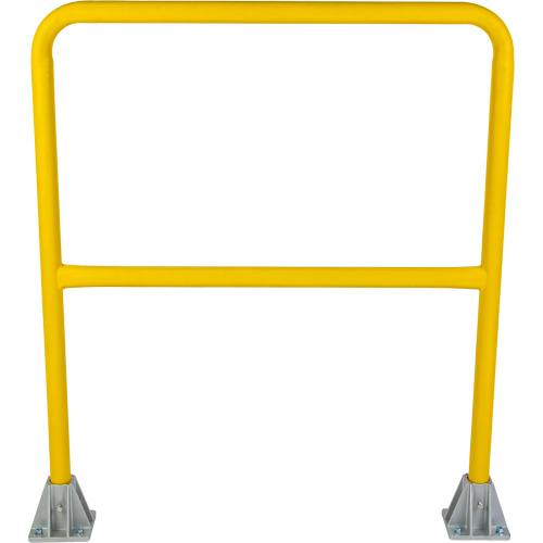 Safety Gate Railing, Each, 36", Overall Height, 42", Colour, Yellow, Material, Steel