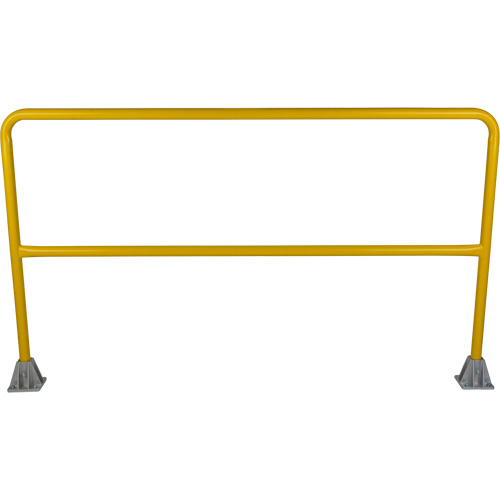 Safety Gate Railing, Each, 72", Overall Height, 42", Colour, Yellow, Material, Steel