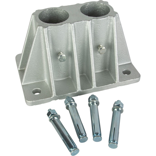 Mounting Pocket for Safety Gate Railing, Each, Steel