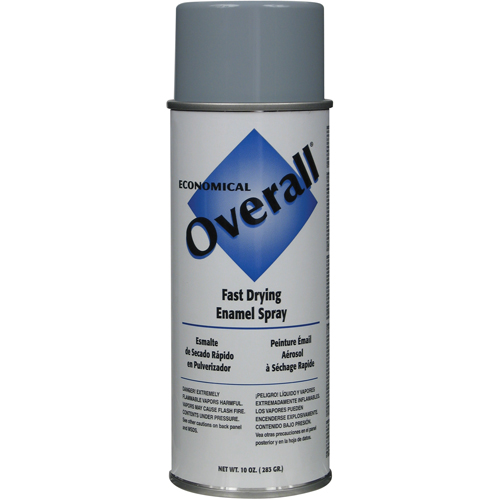 Enamel Spray Paint , Grey, Aerosol Can, 16 oz.