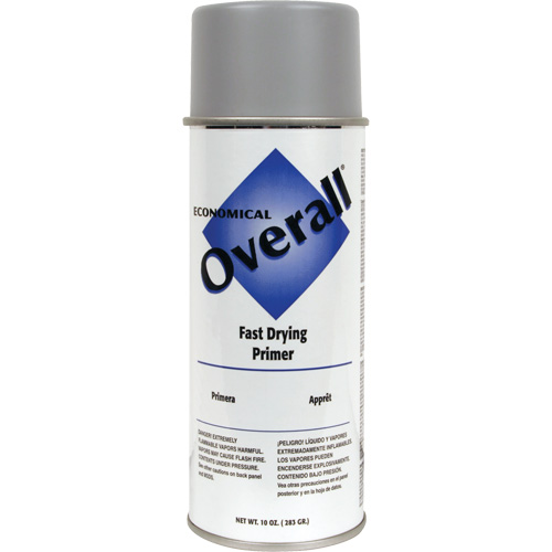 Enamel Spray Paint, Grey, Aerosol Can, 16 oz. Can