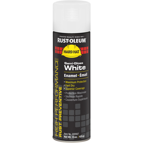 V2100 System Enamel Spray Paint, Can, Aerosol Can, Colour Family, White, Container Size, 15 oz., Net Volume, 15 oz., Finish