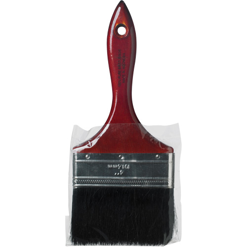 Chip Paint Brush, Brush Width, 4", Handle Material, Wood, Filament Material, Black China