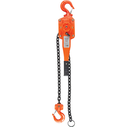 Lever Hoist, Capacity, Lift, 10', Chain Material, Alloy Steel