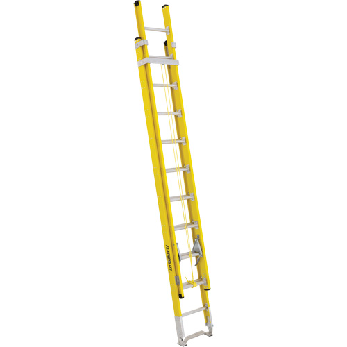 Industrial Heavy-Duty Extension Ladders (6200 Series), Max. Open Height, 17', Material, Fibreglass, Capacity, 375 lbs., Outside Width, 17.625", Base Section Inside Width, 15", Base Section Outside Height, 17.375"