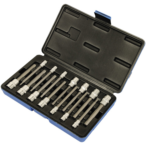SAE/Metric Socket Set, Each, Hex, Drive Size, 1/4"/3/8", No. of Pieces, 14, 1/4"; 1/8"; 3/16"; 3/8"; 5/16"; 5/32"; 7/32"; 10 mm; 4 mm; 5 mm; 6 mm; 7 mm; 8 mm; 9 mm