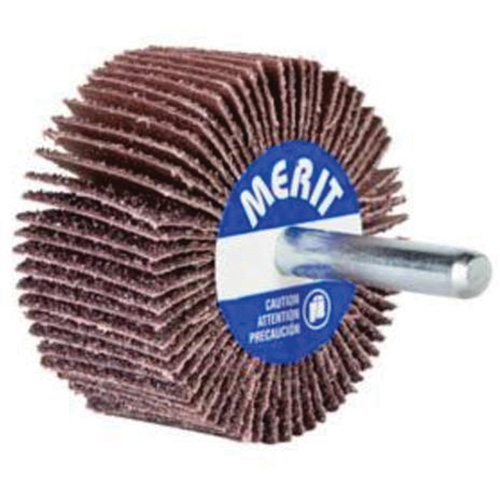 Mini Mounted Flap Wheel, Aluminum Oxide, 60 Grit, 3" x 1" x 1/4"