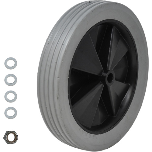 Tilt Truck Wheel, For Use With, 3/4 cu.yd. Utility-Duty Tilt Truck (1101), Wheel Diameter, 12"