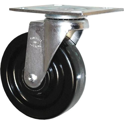 Tilt Truck Swivel Plate Caster, For Use With, Heavy-Duty Tilt Truck (1316), Wheel Diameter, 5"