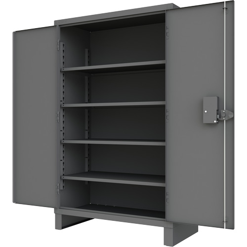 Access Control Cabinet, Each, 78", Width, 48", Depth, 24", No. of Shelves, 4, Colour, 14, Shelf Capacity, 1200 lbs., Shelf Dimensions